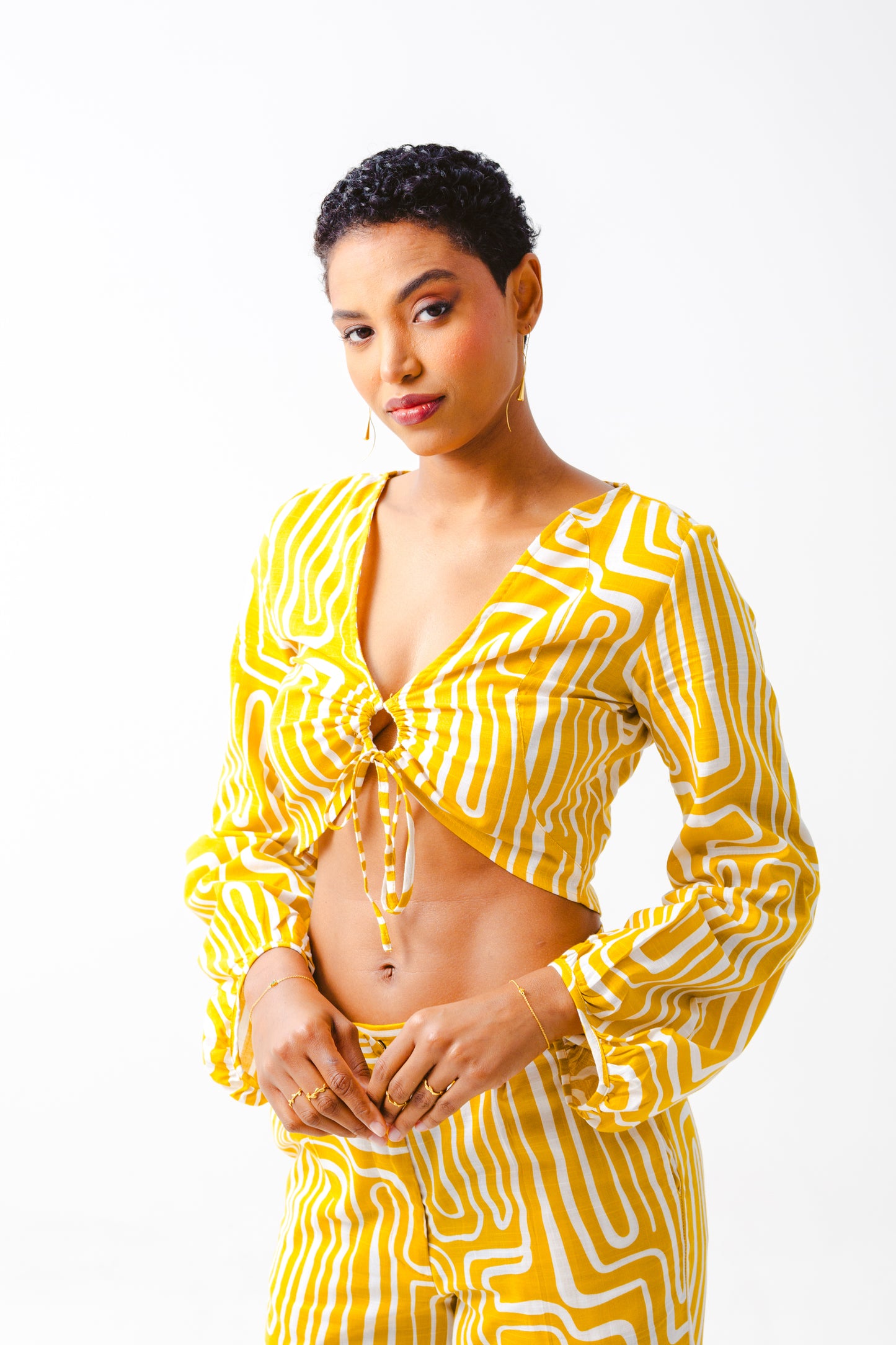 BLUSA RAICES AMARILLO