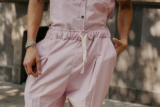 Pantalón Japón rosa