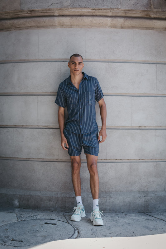 Camisa lineas marino