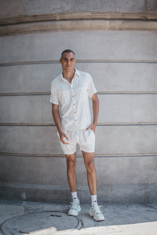 Camisa lineas blanco