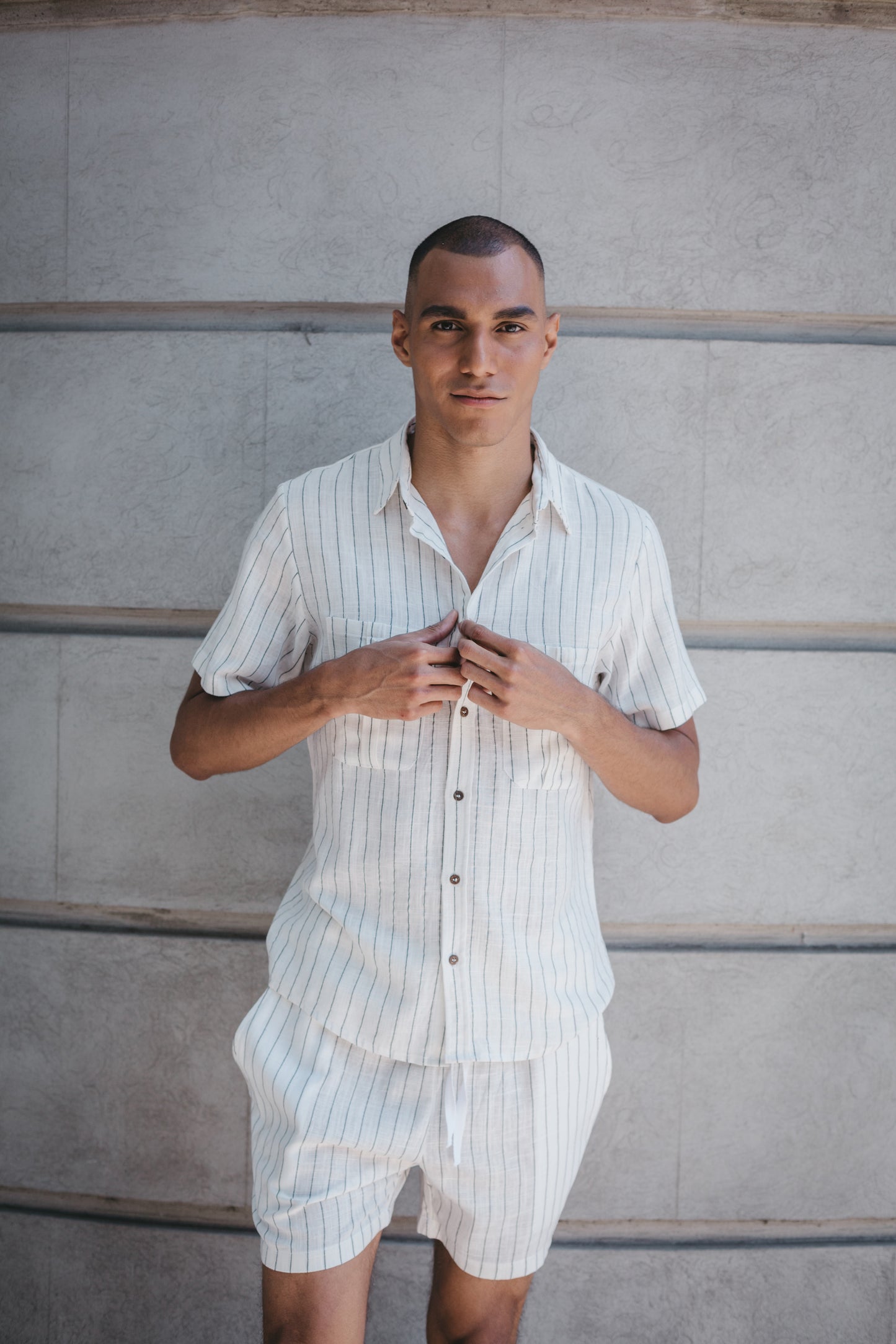 Camisa lineas blanco