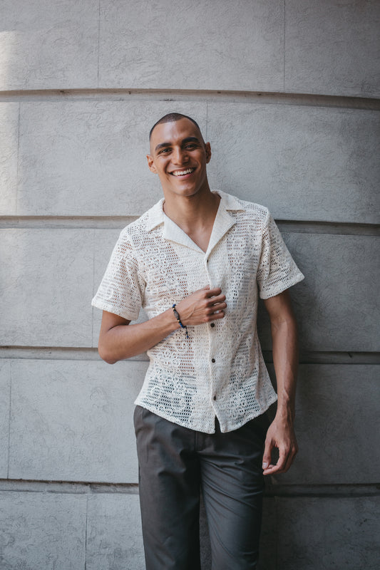 Camisa Tejido Primavera crudo