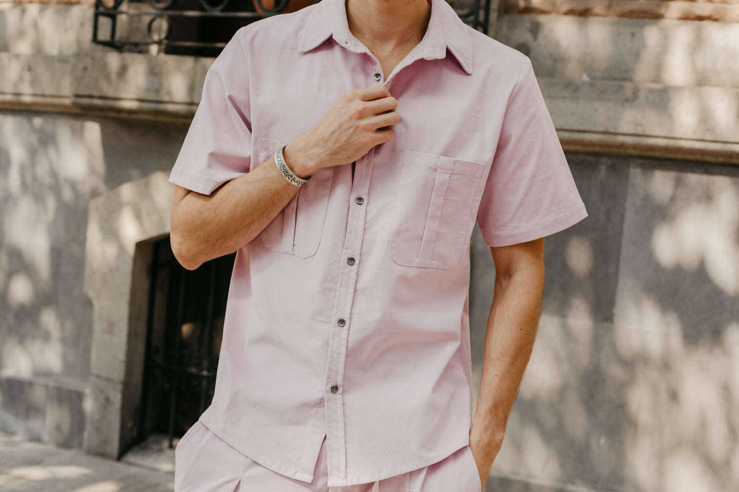 Camisa panilla rosa