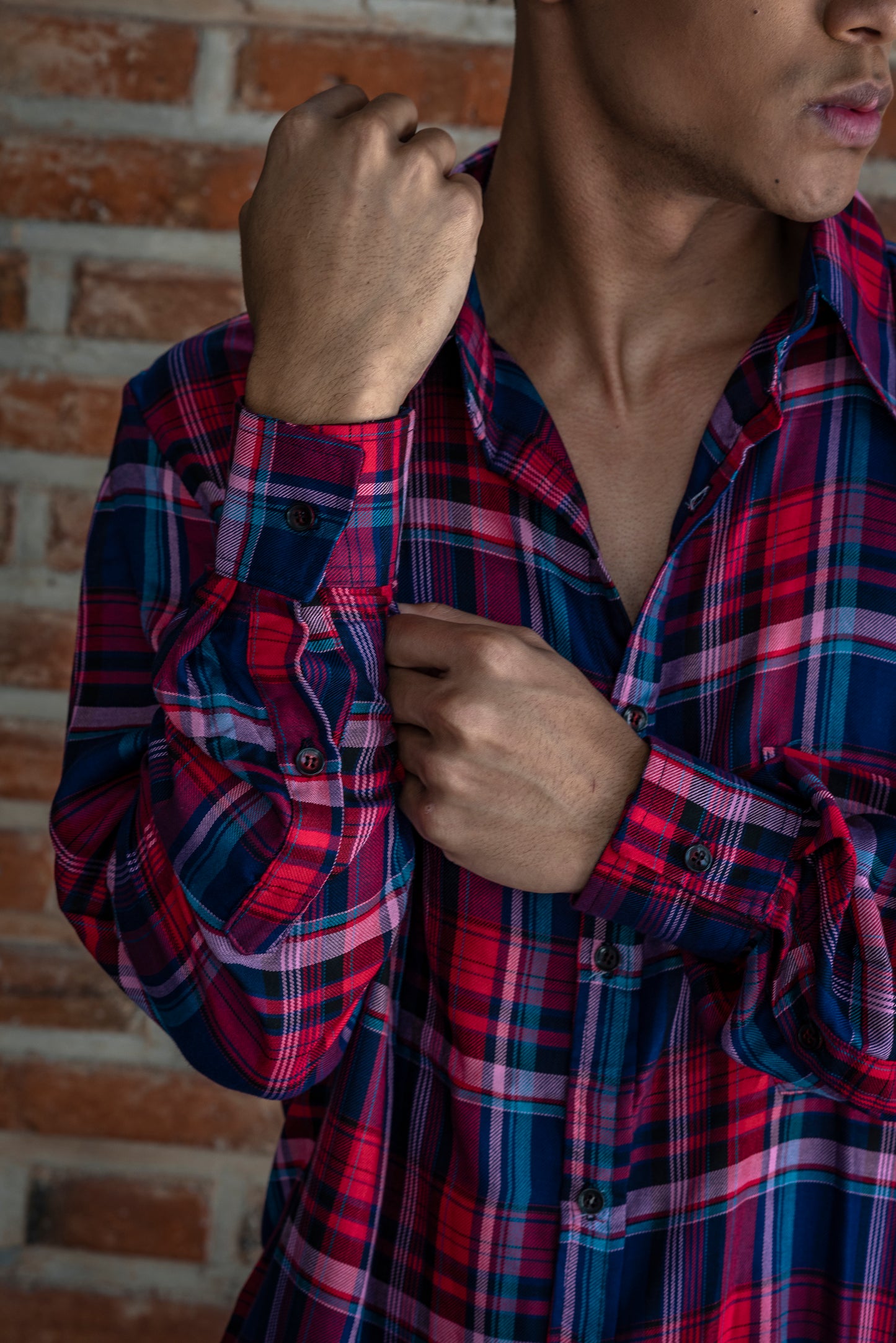 Camisa Manga Larga Otoño Roja